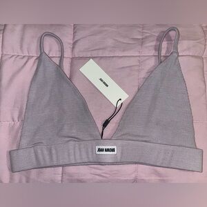 NWT Joah Brown Triangle FlexRib Bralette Lilac RARE COLOR sold out size M/L